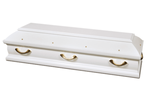 Exclusieve Wit Eiken Grafkist