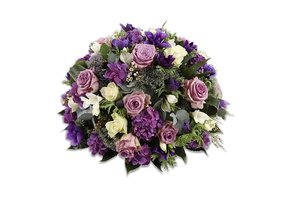 Rouwbloemstuk 'Blue Shine'