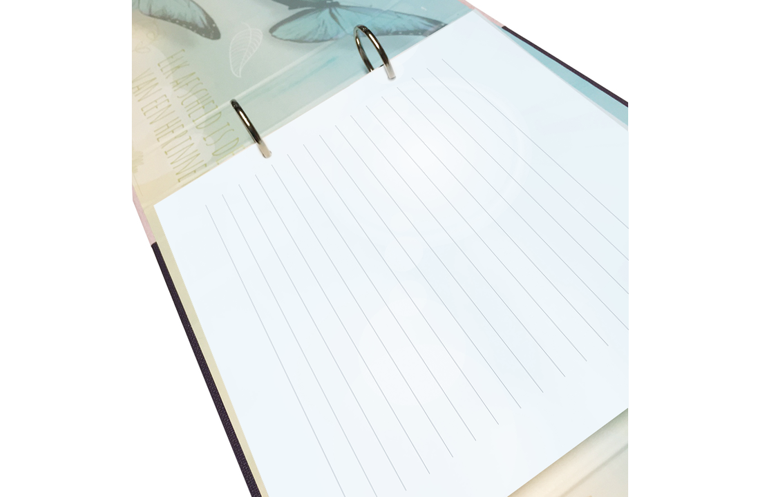 Groot Condoleance register Herinneringsboek Vogel rood