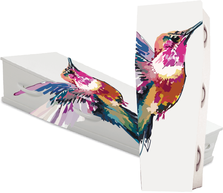 Gepersonaliseerde wrap voor uitvaartkist - FullWrap