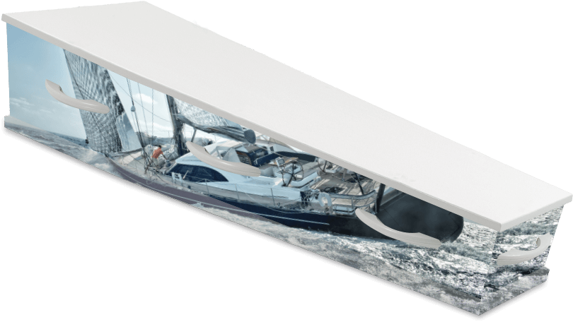 Gepersonaliseerde wrap voor uitvaartkist - RandWrap