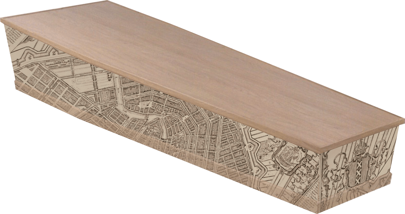 Gepersonaliseerde wrap voor uitvaartkist - RandWrap