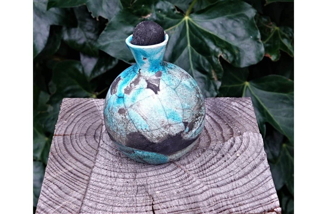 Handgemaakte Mini Fles Urn 4