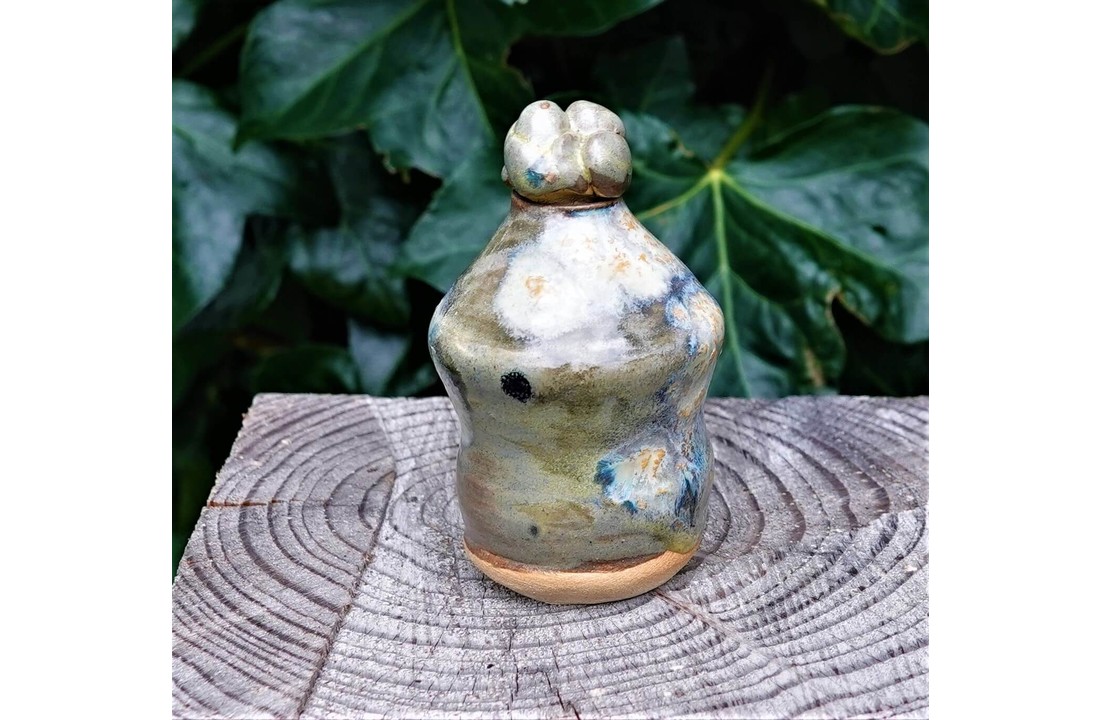 Handgemaakte Mini Urn Crystalglaze 2