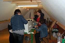 Workshop grafkist beschilderen