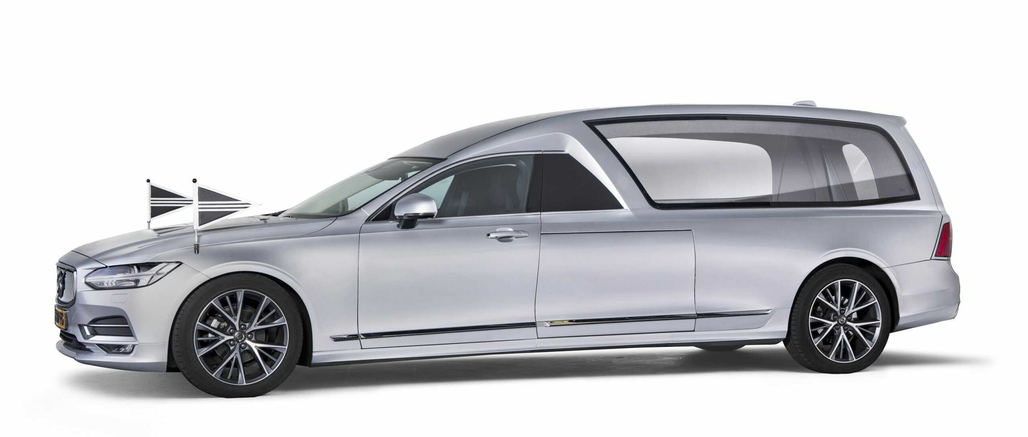 Volvo Rouwauto Zilvergrijs