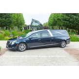 Cadillac Rouwauto blauw