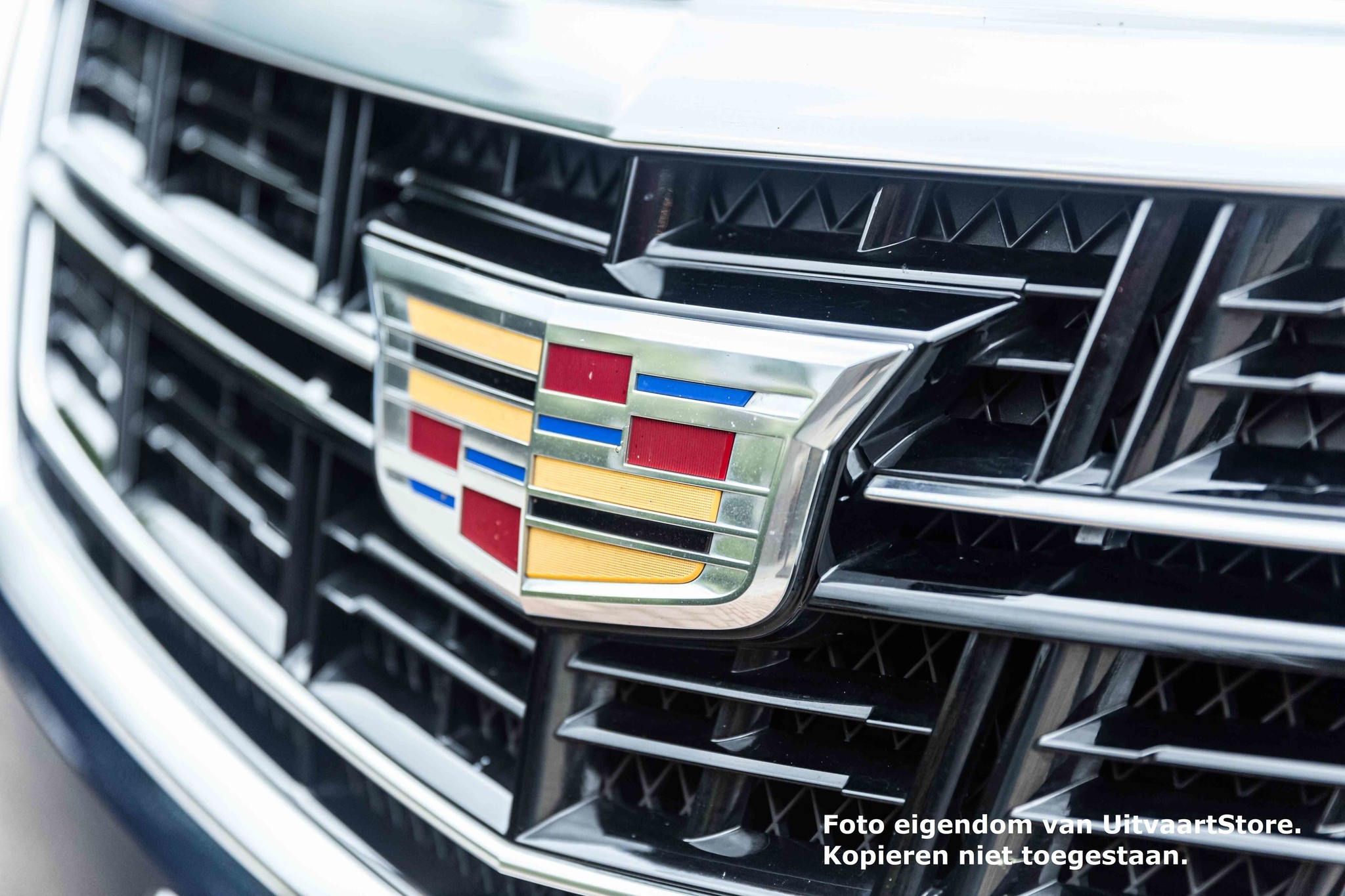 Cadillac Rouwauto blauw