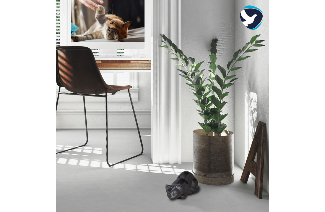Witte Dieren Urn Kat Metaal