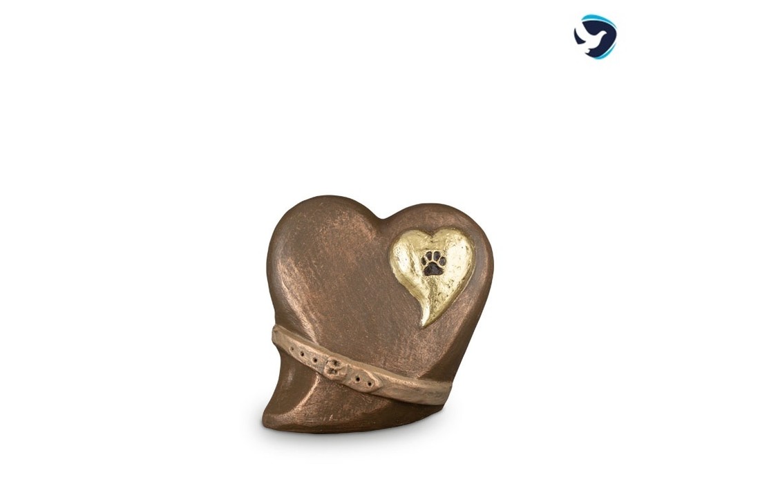 Dierenurn Riem Brons