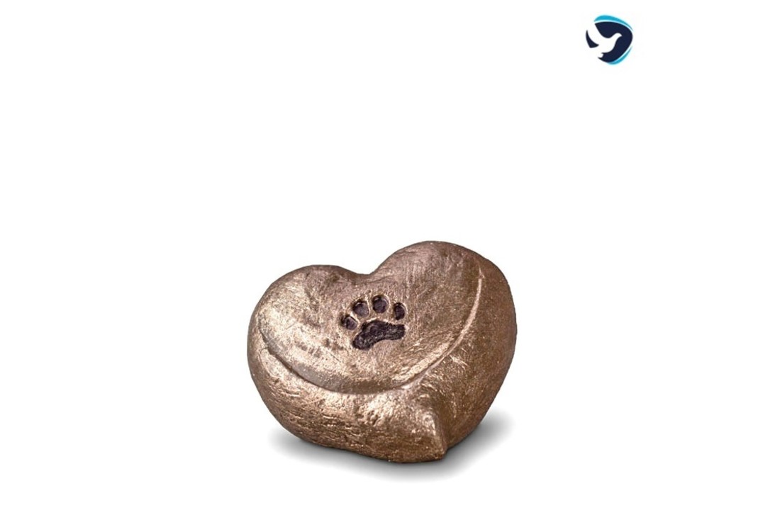 Mini Dieren Urn Pootje Brons