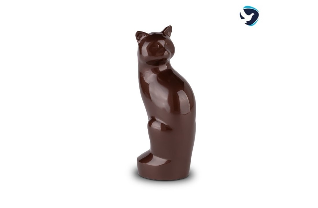 Katten Urn Metaal Bruin