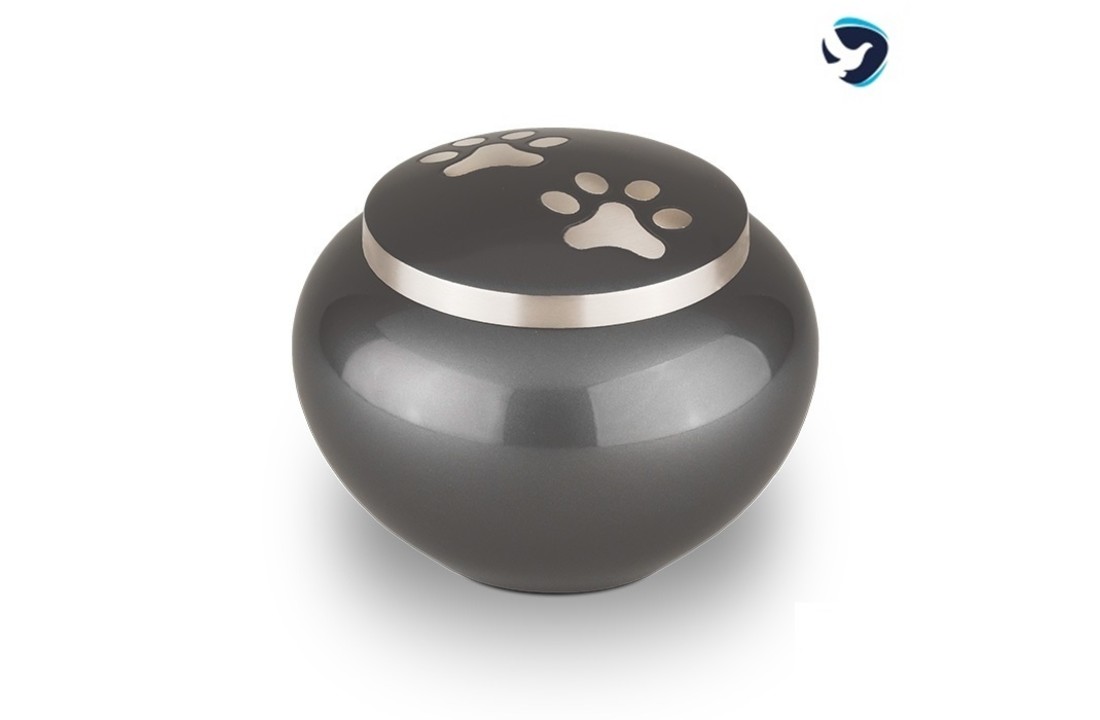 Grote metalen dieren urn Goud