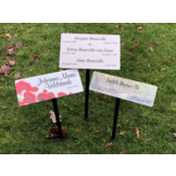 Aluminium grafmarkeerder