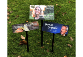 Grafmarkeerder Aluminium Chromolux