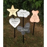 Kunststof grafmarkeerder speciale vorm