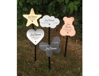 Kunststof grafmarkeerder speciale vorm