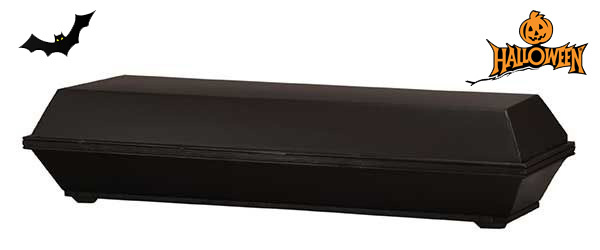 Halloween Uitvaartkist Zwart