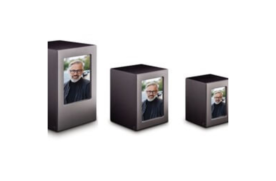 Grote MDF Foto Urn "Donker"