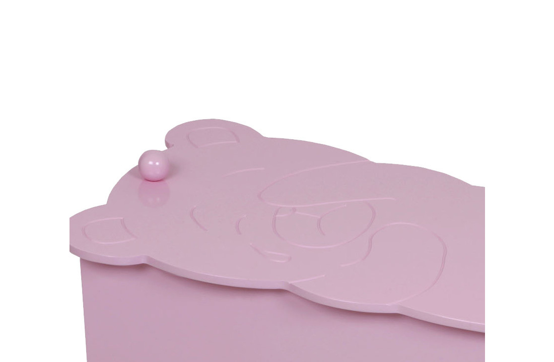 Kinderkistje Beertje 56 cm Lichtroze