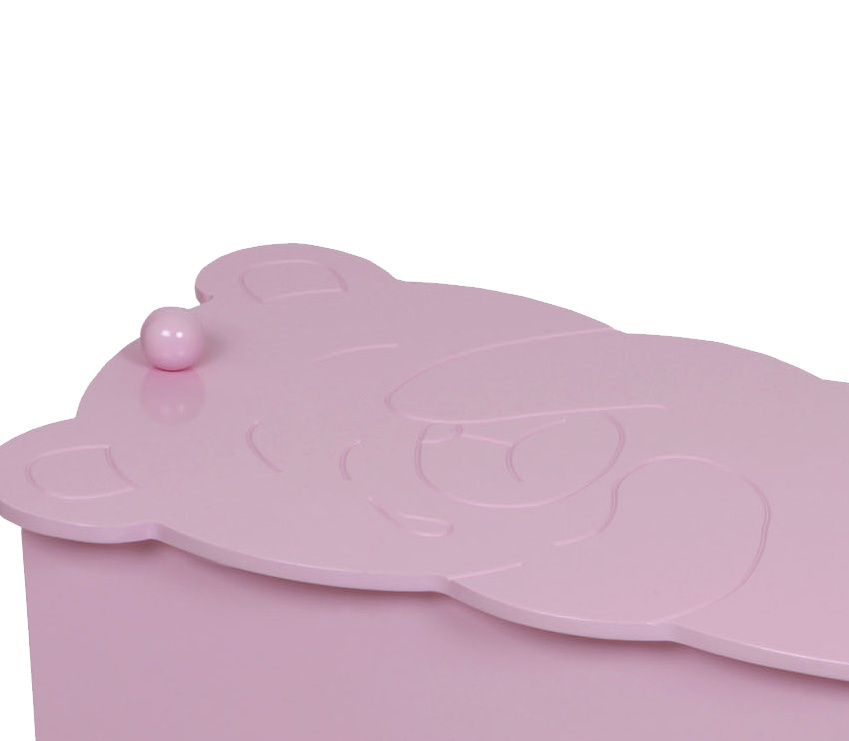 Kinderkistje Beertje 40 cm Lichtroze
