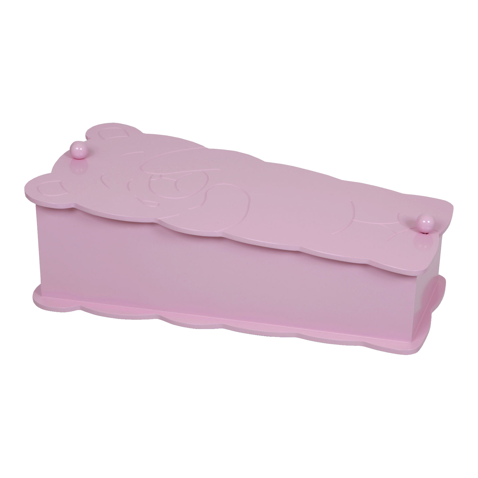 Kinderkistje Beertje 40 cm Lichtroze