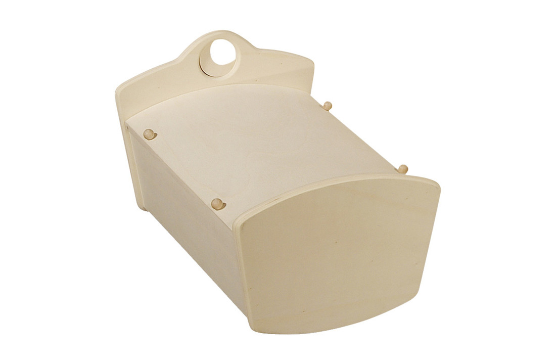 Wiegkistje Kinderkist 60 cm ongelakt