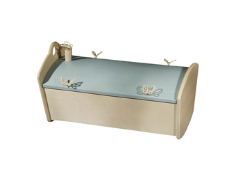 Wiegkistje Kinderkist 40 cm Blauw