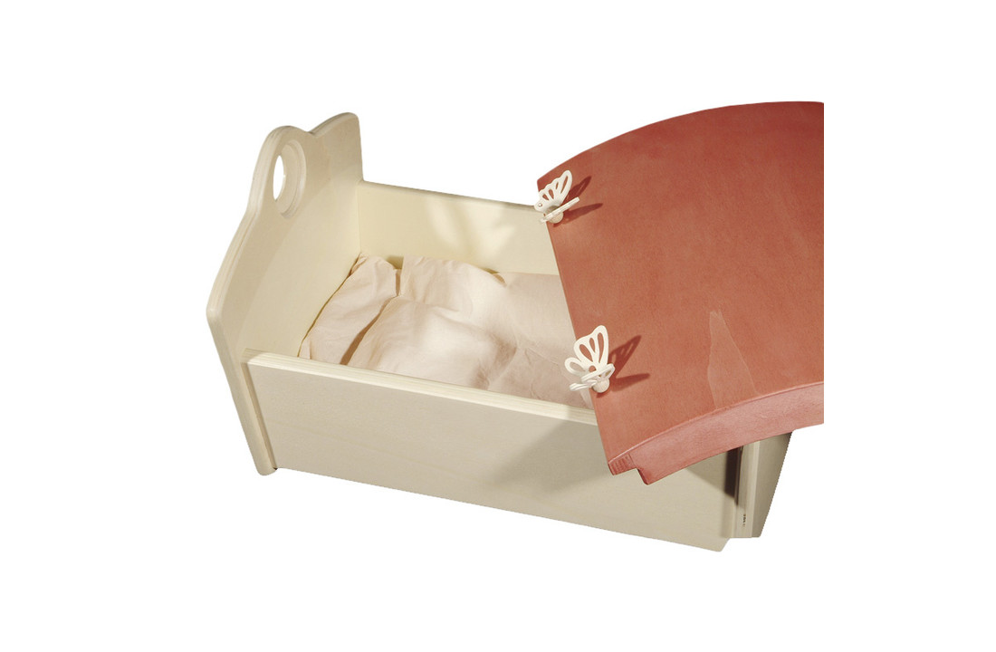 Wiegkistje Kinderkist 60 cm Rood
