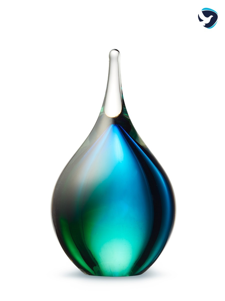 Blauw Groene As-Druppel Mini