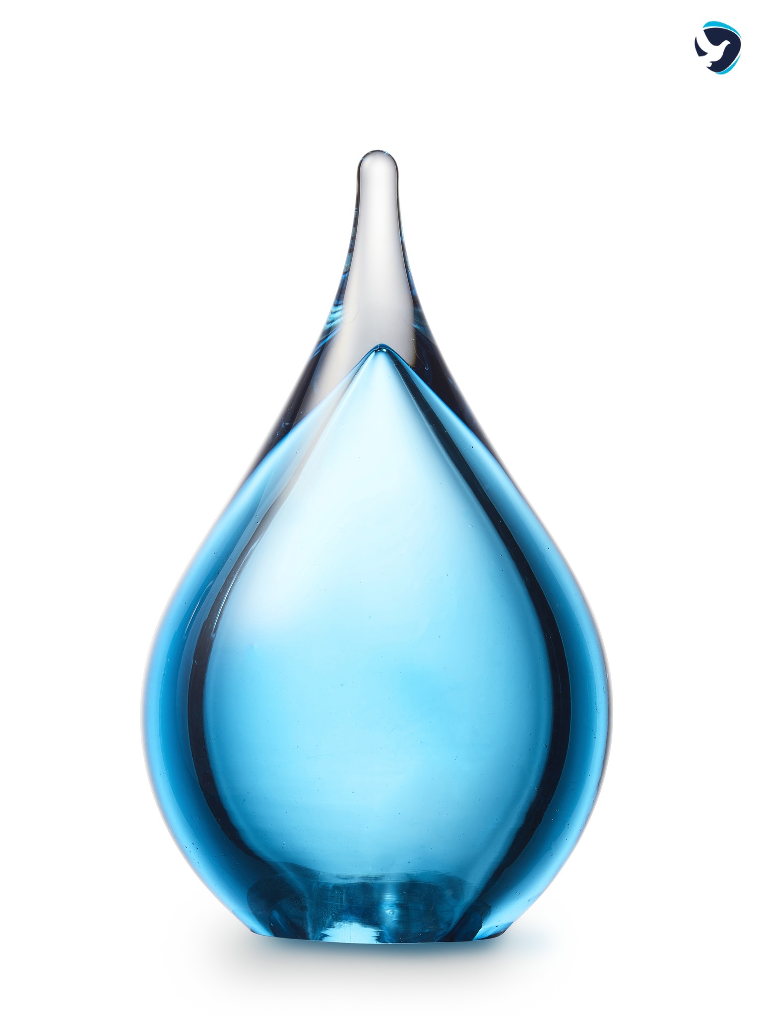 Lichtblauwe As-Druppel Mini