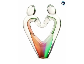 Glazen Liefdes Urn Hart