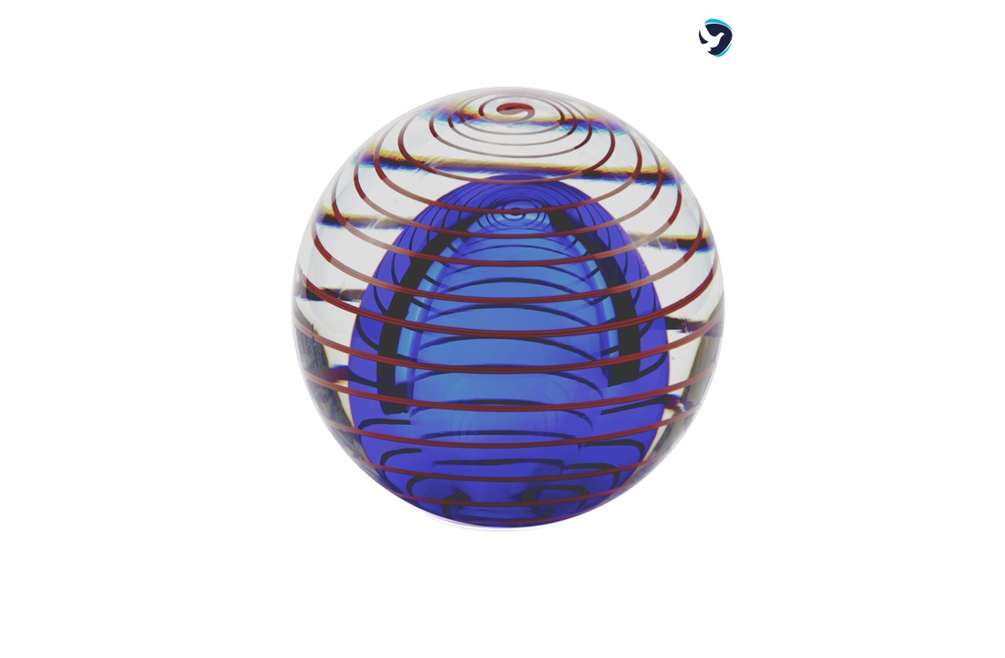 Moderne Glazen Urn Circle Of Life