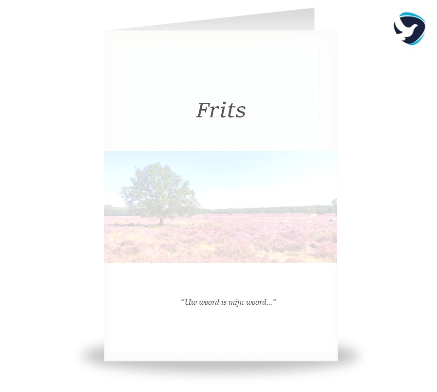 Rouwkaart Heide Balk