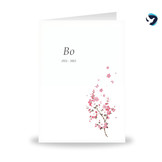 Rouwkaart Bloementak