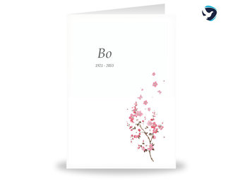 Rouwkaart Bloementak