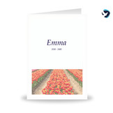 Rouwkaart Tulpen Balk