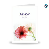 Rouwkaart Liggende Bloem