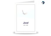 Rouwkaart Vogel