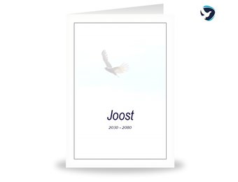 Rouwkaart Vogel