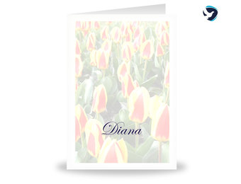 Rouwkaart Tulpen