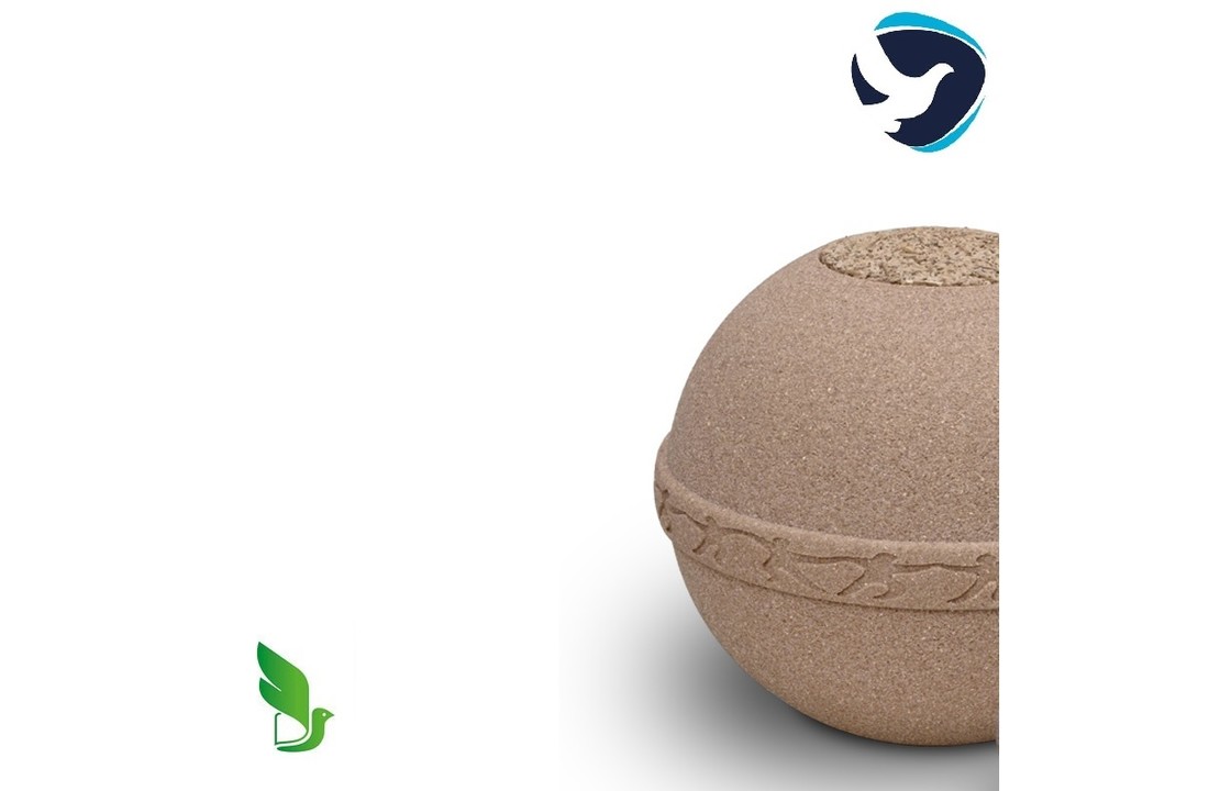 Bio Zand Urn "Samsara" Klein