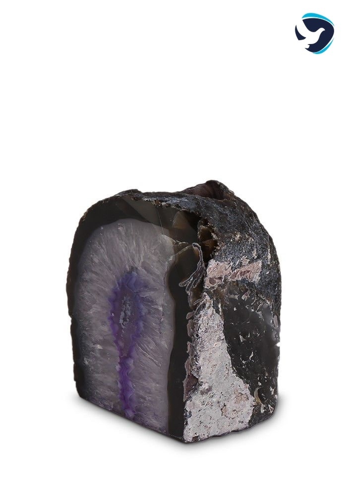 Kaarsenhouder Urn Agaat Paars