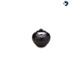 Mini Messing urn Simplicity Antraciet Zwart
