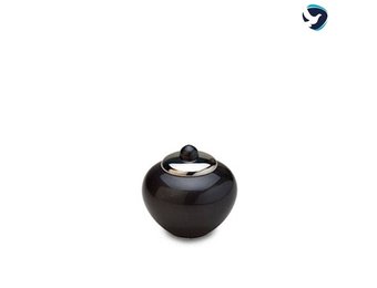 Mini Messing urn Simplicity Antraciet Zwart