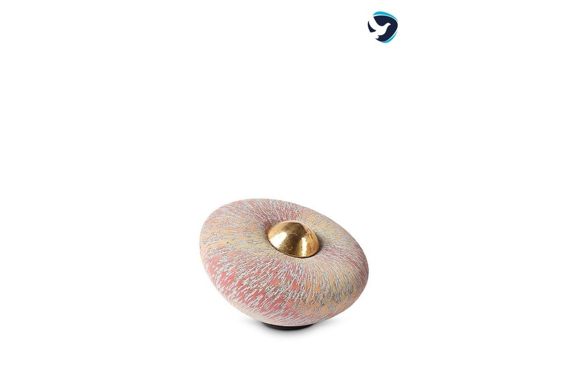 Regenboog Urn 'Disk' Klein