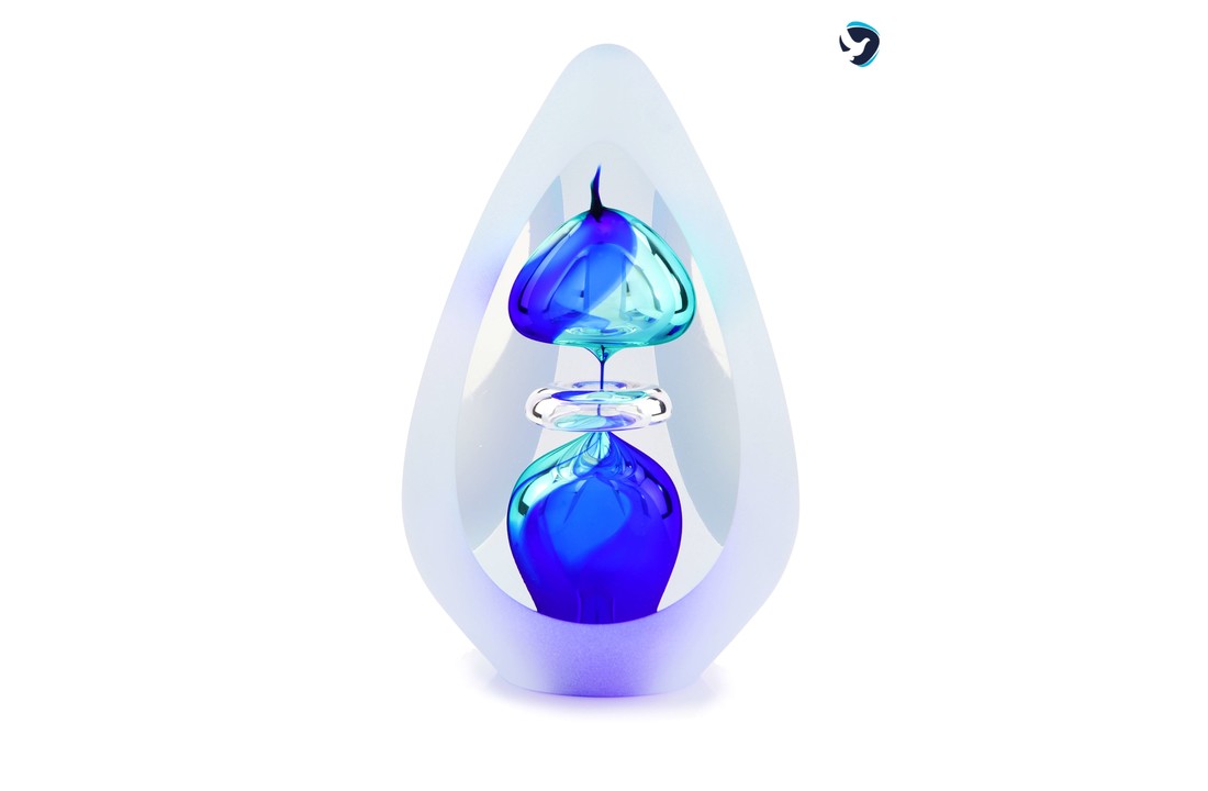 Grote Urn Tiffany Blauw