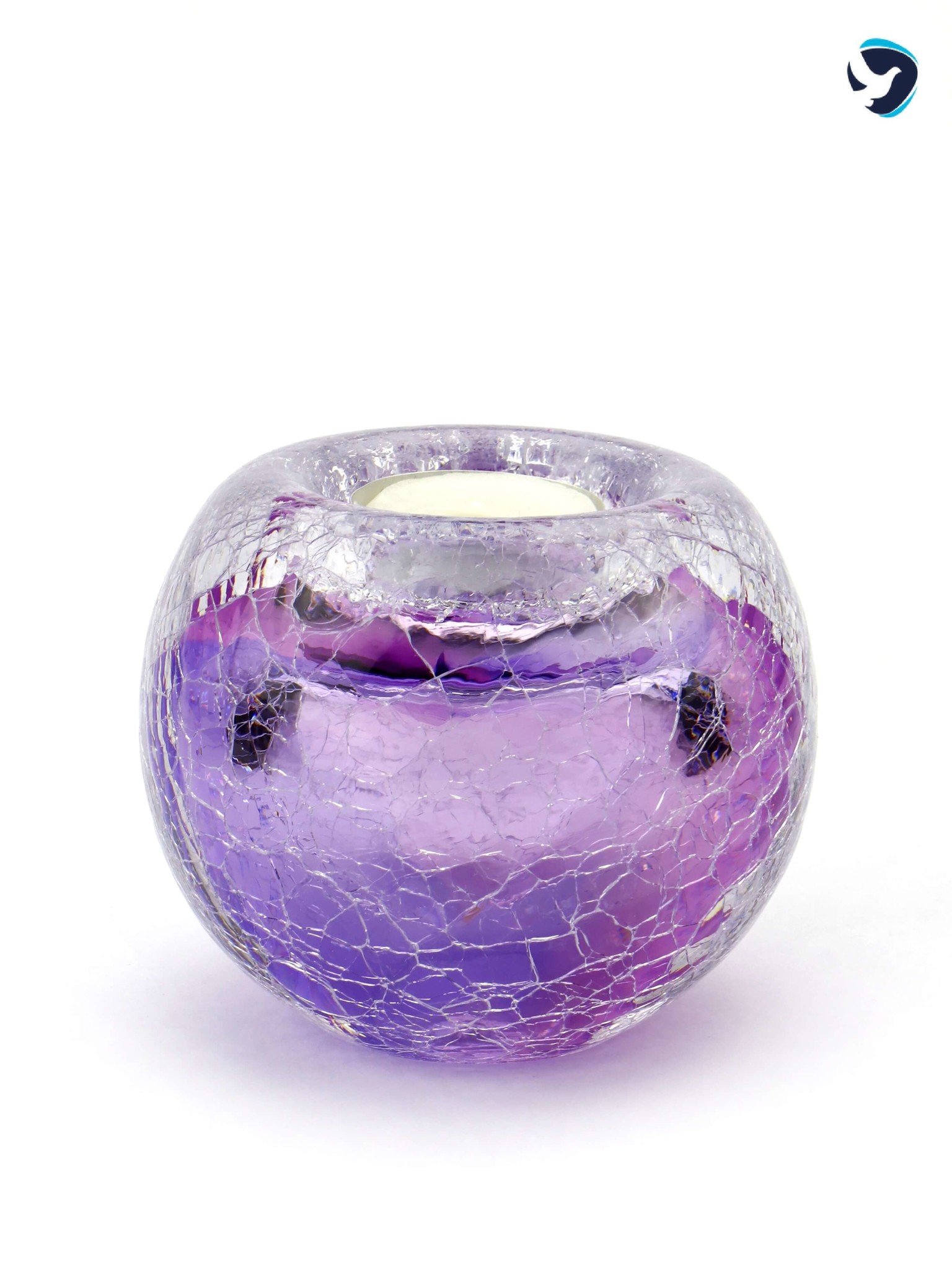 Urn met kaarsje Lila Krakele