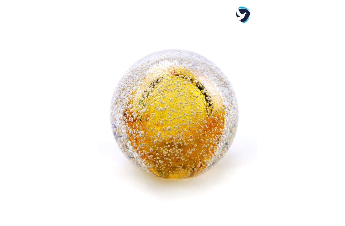 Gouden Urn Transparant 'Bulb'