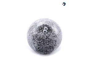 Zwarte Urn Transparant 'Bulb'